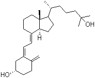 Calcifediol molecular structure (CAS 19356-17-3)