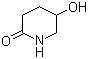 5-Hydroxypiperidin-2-one molecular structure (CAS 19365-07-2)