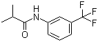 structure of CAS# 1939-27-1, 3'-Trifluoromethylisobutyranilide