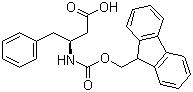 structure of CAS# 193954-28-8, Fmoc-L-beta-homophenylalanine
