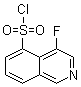 4-氟异喹啉-5-磺酰氯分子结构 (CAS 194032-33-2)