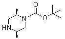 structure of CAS# 194032-43-4, (2R,5R)-2,5-二甲基哌嗪-1-羧酸叔丁酯