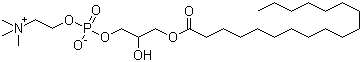 structure of CAS# 19420-57-6, Stearoyl Lyso-phosphocholine