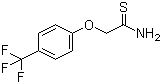2-[4-(Trifluoromethyl)phenoxy]ethanethioamide molecular structure (CAS 19432-91-8)