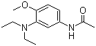 structure of CAS# 19433-93-3, 4-Acetylamino-2-(diethylamino)anisole
