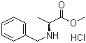 structure of CAS# 19460-85-6, N-苄基-L-丙氨酸甲酯盐酸盐