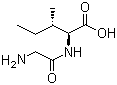 structure of CAS# 19461-38-2, 甘氨酰-L-异亮氨酸