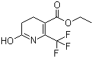 structure of CAS# 194673-12-6, 6-羟基-2-三氟甲基-4,5-二氢吡啶-3-羧酸乙酯