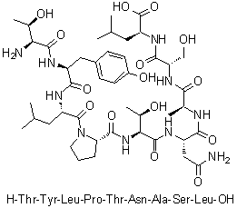 CAS 登录号：194730-57-9, L-苏氨酰-L-酪氨酰-L-亮氨酰-L-脯氨酰-L-苏氨酰-L-天冬氨酰胺酰-L-丙氨酰-L-丝氨酰-L-亮氨酸