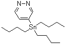 4-(三丁基锡烷基)哒嗪分子结构 (CAS 194865-89-9)