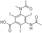 structure of CAS# 1949-45-7, Metrizoic acid
