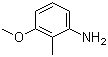 2-甲基-3-甲氧基苯胺分子结构 (CAS 19500-02-8)
