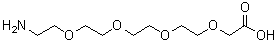 structure of CAS# 195071-49-9, 14-Amino-3,6,9,12-tetraoxatetradecanoic acid