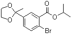 CAS # 1951438-90-6, 2-Bromo-5-(2-methyl-1,3-dioxolan-2-yl)benzoic acid 1-methylethyl ester