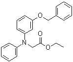 CAS # 1951441-40-9, N-Phenyl-N-[3-(phenylmethoxy)phenyl]glycine ethyl ester