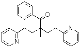 structure of CAS# 195371-52-9, 2-Methyl-1-phenyl-4-(2-pyridinyl)-2-[2-(2-pyridinyl)ethyl]-1-butanone