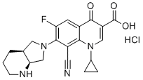 structure of CAS# 195532-14-0, Pradofloxacin Hydrochloride