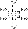 structure of CAS# 19567-78-3, Sodium hexachloroiridate (IV) hexahydrate