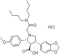 盐酸阿曲生坦分子结构 (CAS 195733-43-8)