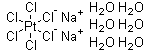 structure of CAS# 19583-77-8, 六氯铂酸钠