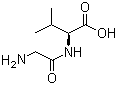 甘氨酰-L-缬氨酸分子结构 (CAS 1963-21-9)