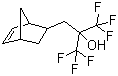structure of CAS# 196314-61-1, 3-(Bicyclo[2.2.1]hept-5-en-2-yl)-1,1,1-trifluoro-2-(trifluoromethyl)propan-2-ol