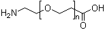 structure of CAS# 196936-04-6, alpha-(2-Aminoethyl)-omega-(2-carboxyethoxy)poly(oxy-1,2-ethanediyl)