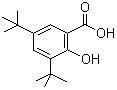 structure of CAS# 19715-19-6, 3,5-Bis-tert-butylsalicylic acid