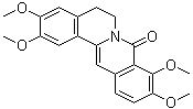 CAS 登录号：19716-59-7, 5,6-二氢-2,3,9,10-四甲氧基-8H-二苯并[a,g]喹嗪-8-酮