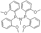 Methylbis(di(2-methoxyphenyl)phosphino)amine molecular structure (CAS 197798-18-8)