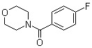 structure of CAS# 1978-65-0, 4-(4-Fluorobenzoyl)morpholine
