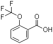 2-三氟甲氧基苯甲酸分子结构 (CAS 1979-29-9)