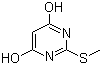 structure of CAS# 1979-98-2, 2-Methylthio-4,6-pyrimidinedione