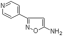 structure of CAS# 19790-96-6, 3-(Pyridin-4-yl)isoxazol-5-amine