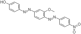 CAS # 19800-42-1 (61902-11-2), Disperse Orange 29, 4-[[2-Methoxy-4-[(4-nitrophenyl)azo]phenyl]azo]phenol
