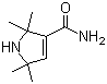 structure of CAS# 19805-75-5, 2,2,5,5-Tetramethyl-3-pyrrolidinecarboxamide