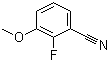 structure of CAS# 198203-94-0, 2-Fluoro-3-methoxybenzonitrile