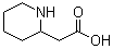 2-Piperidinylacetic acid molecular structure (CAS 19832-04-3)