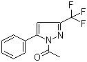structure of CAS# 198348-94-6, 1-Acetyl-5-phenyl-3-(trifluoromethyl)-1H-pyrazole