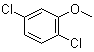 structure of CAS# 1984-58-3, 2,5-Dichloroanisole