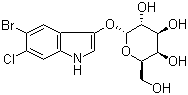 5-Bromo-6-chloro-1H-indol-3-yl alpha-D-galactopyranoside molecular structure (CAS 198402-60-7)