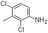 structure of CAS# 19853-79-3, 2,4-Dichloro-3-methylaniline