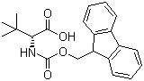 Fmoc-D-tert-leucine molecular structure (CAS 198543-64-5)