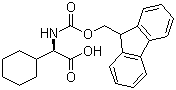 N-alpha-[[(9H-Fluoren-9-yl)methoxy]carbonyl]-D-cyclohexylglycine molecular structure (CAS 198543-96-3)
