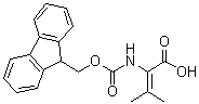 CAS 登录号：198546-38-2, 2-[[(9H-芴-9-基甲氧基)羰基]氨基]-3-甲基-2-丁烯酸