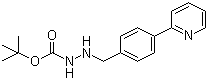 structure of CAS# 198904-85-7, tert-Butyl 2-(4-(pyridin-2-yl)benzyl)hydrazinecarboxylate