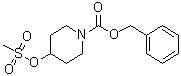 structure of CAS# 199103-19-0, Benzyl 4-[(methylsulfonyl)oxy]piperidine-1-carboxylate