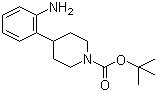 structure of CAS# 199105-03-8, 4-(2-Aminophenyl)-1-piperidinecarboxylic acid tert-butyl ester