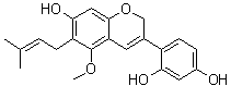 去氢粗毛甘草素 C分子结构 (CAS 199331-35-6)