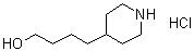 structure of CAS# 199475-41-7, 4-Piperidinebutanol hydrochloride